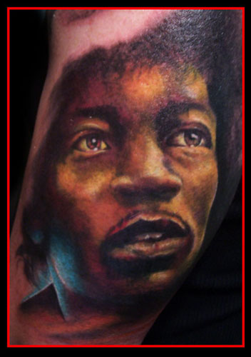 Looking for unique Darrin White Tattoos?  Jimi Hendrix